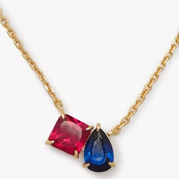 $58 Kate Spade Showtime Toi Et Moi Pendant
Blue - Picture 1 of 7